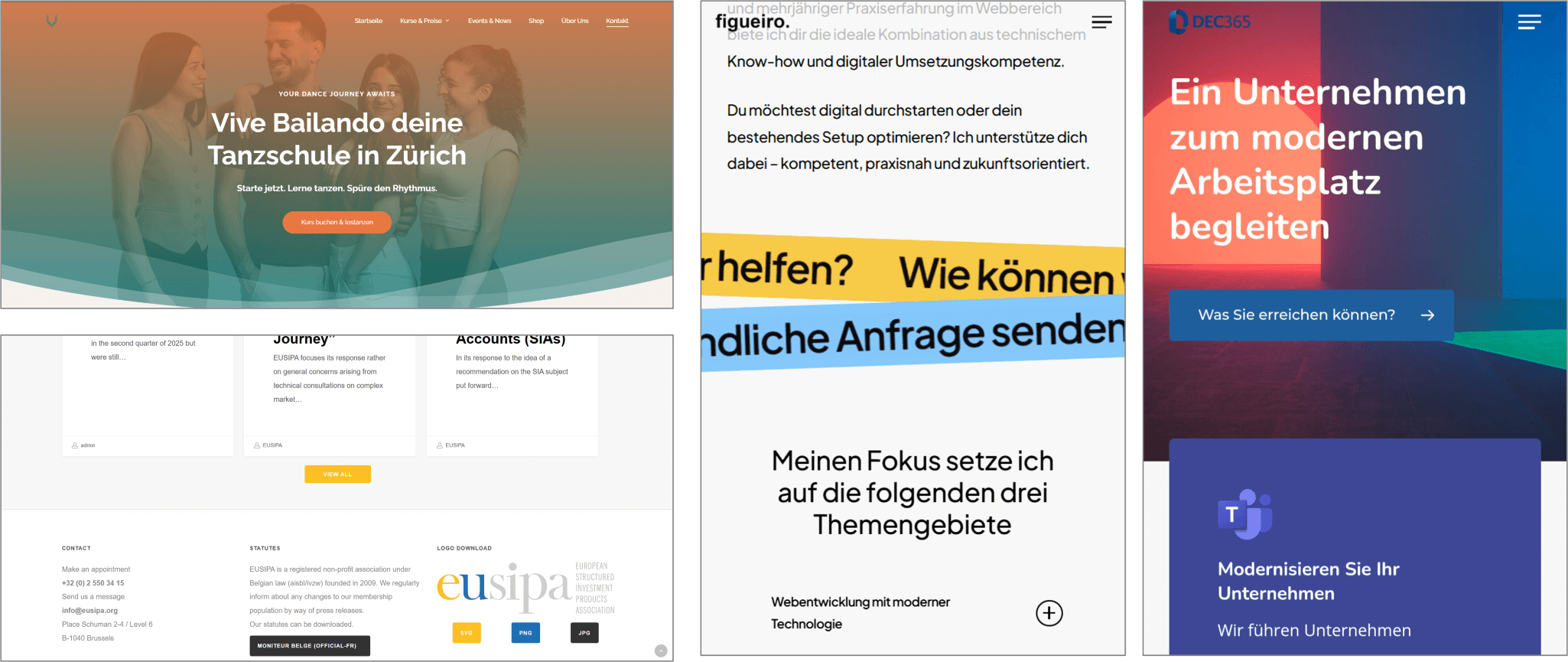 WordPress Salient Theme Anwendung Beispiele